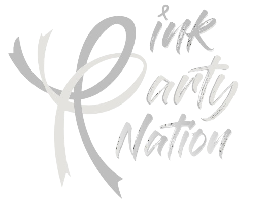 Pink Party Nation for Breast Cancer Awareness Logo